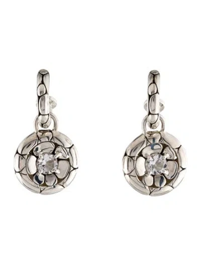 Pre-owned John Hardy Quartz Kali Drop Earrings In Multi