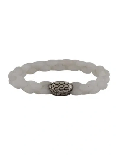 Pre-owned John Hardy Quartzite Bead Bracelet, 7.5" In Multi