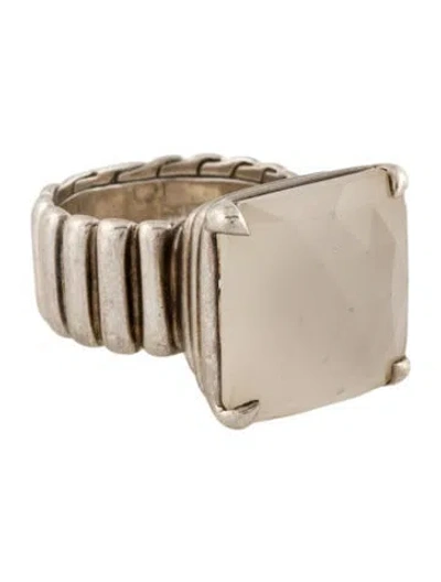 Pre-owned John Hardy Quartzite Cocktail Ring In Multicolor