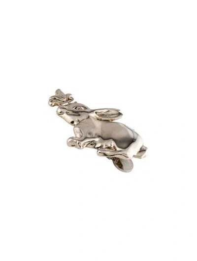 Pre-owned John Hardy Rabbit & Butterfly Tie Clip In Multi