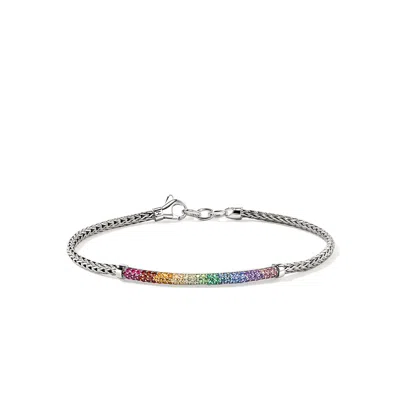 John Hardy Rainbow Bracelet In Sterling Silver