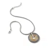John Hardy "rata" 18kt Gold & Sterling Silver Pendant Necklace - Nz900970x16-18 In Silver-tone