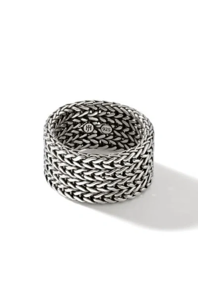 JOHN HARDY JOHN HARDY RATA CHAIN WIDE BAND RING, 12MM