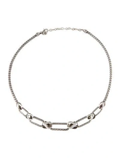 Pre-owned John Hardy Remix Chain Necklace, 18" In Multi
