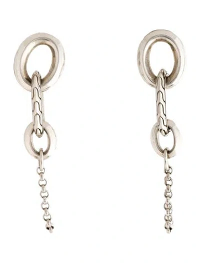 Pre-owned John Hardy Remix Drop Link Earrings In Multicolor
