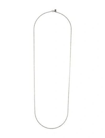 Pre-owned John Hardy Rolo Chain Necklace, 36" In Multicolor