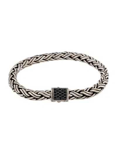 Pre-owned John Hardy Sapphire Chain Link Bracelet, 6.5" In Multi