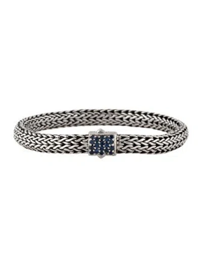 Pre-owned John Hardy Sapphire Classic Chain Bracelet In Multicolor