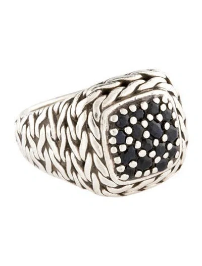 Pre-owned John Hardy Sapphire Cocktail Ring In Multi