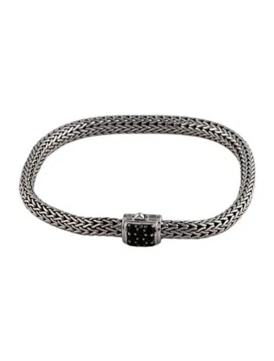 Pre-owned John Hardy Sapphire Icon Bracelet, 5mm, 6.75" In Multicolor