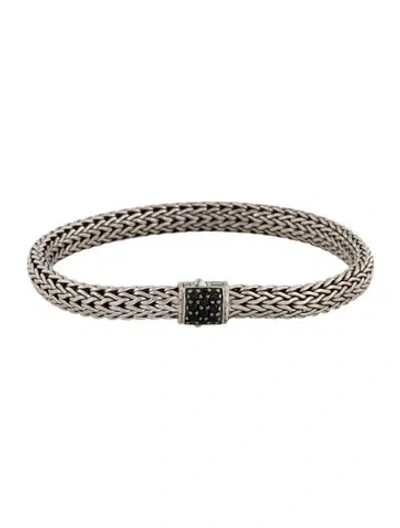 Pre-owned John Hardy Sapphire Icon Bracelet, 6.75" In Multicolor