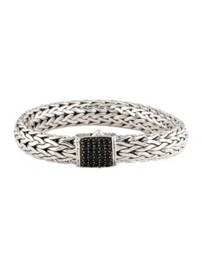 Pre-owned John Hardy Sapphire Icon Bracelet, 6.75" In Multicolor