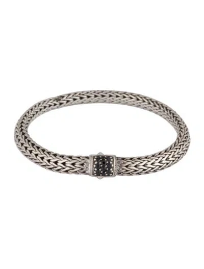 Pre-owned John Hardy Sapphire Icon Bracelet, 7.5" In Multicolor