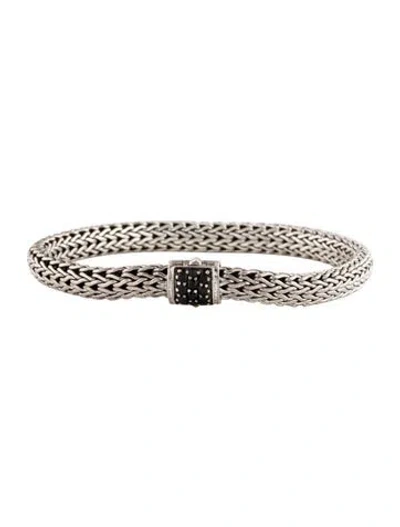 Pre-owned John Hardy Sapphire Icon Link Bracelet, 6.5" In Multicolor