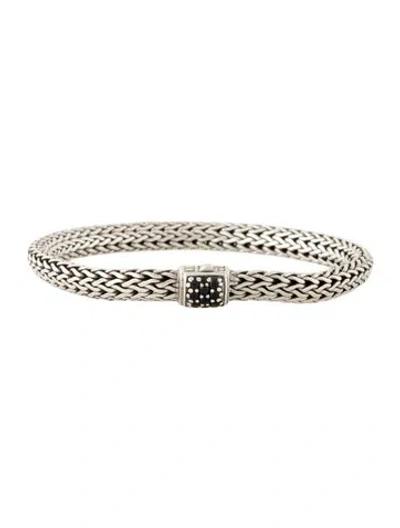 Pre-owned John Hardy Sapphire Icon Link Bracelet, 7" In Multi