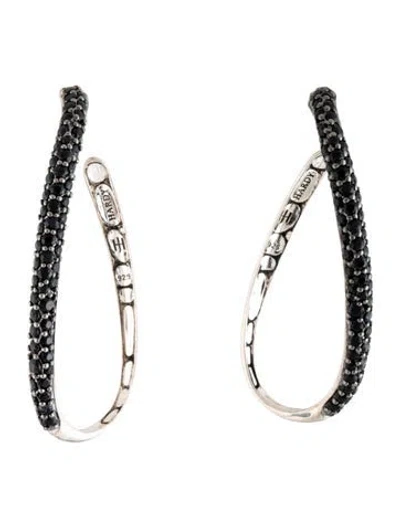 Pre-owned John Hardy Sapphire Kali Lava Errings In Multicolor