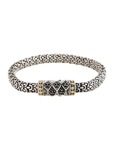 Pre-owned John Hardy Sapphire Legends Naga Bracelet, 7" In Multicolor