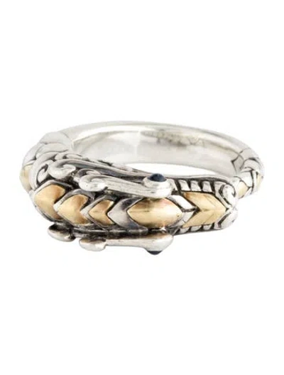 Pre-owned John Hardy Sapphire Legends Naga Ring In Multi
