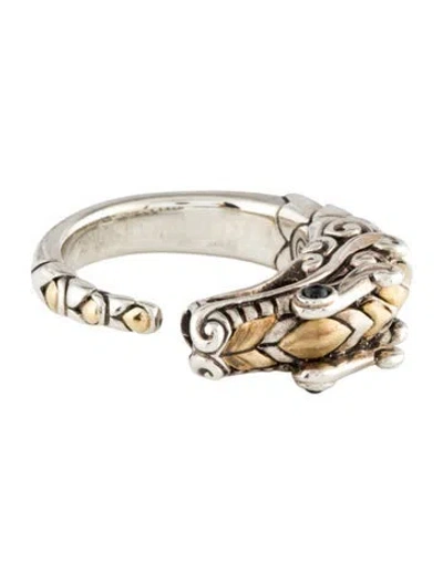 Pre-owned John Hardy Sapphire Legends Naga Ring In Multi