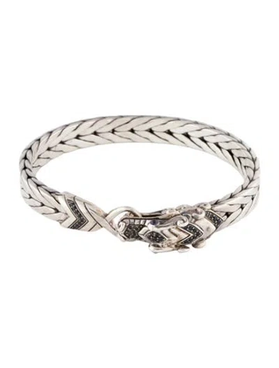 Pre-owned John Hardy Sapphire Naga Link Bracelet, 8" In Multi