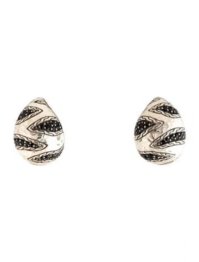 Pre-owned John Hardy Sapphire Palu Macan Earclip Earrings In Multicolor