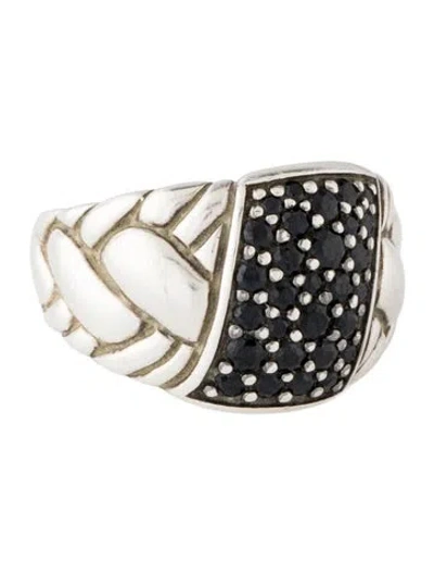 Pre-owned John Hardy Sapphire Signet Ring In Multicolor