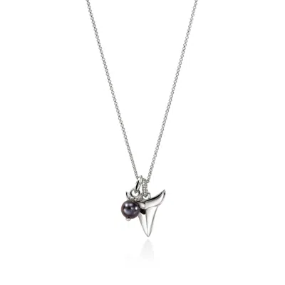 John Hardy Shark Tooth Talisman Necklace In Sterling Silver