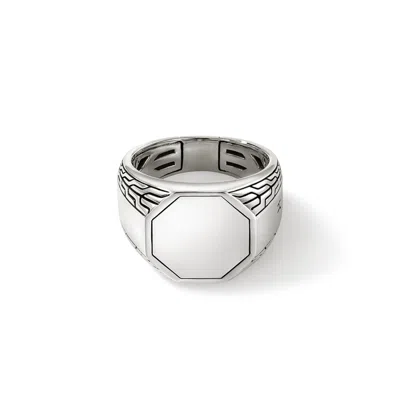 John Hardy Signet Ring In Sterling Silver