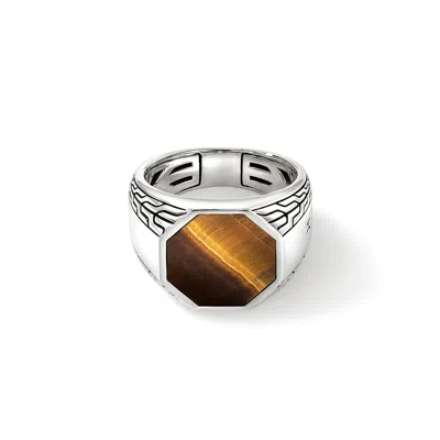John Hardy Signet Ring In Sterling Silver