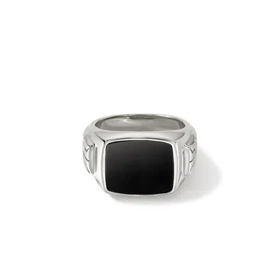 John Hardy Signet Ring In Sterling Silver