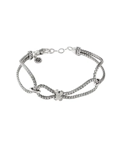 John Hardy Silver 0.08 Ct. Tw. Diamond Essentials Bracelet