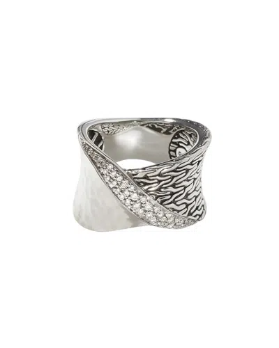 John Hardy Silver 0.29 Ct. Tw. Diamond Essentials Ring