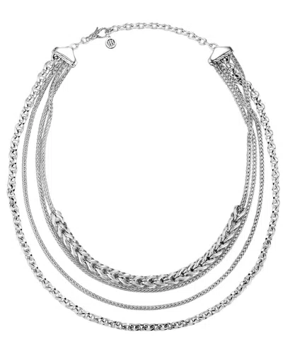 John Hardy Silver Surf Necklace