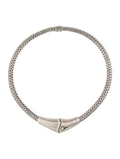 Pre-owned John Hardy Slide Pendant Necklace, 18.25" In Multi