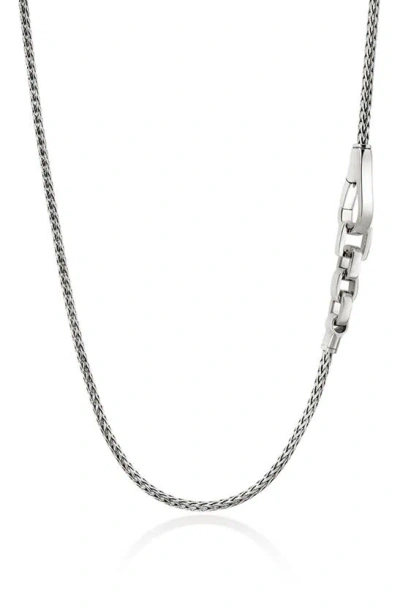 John Hardy Slim Chain Necklace In Silver