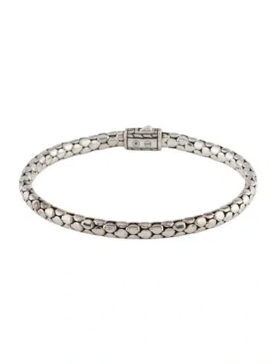 Pre-owned John Hardy Slim Dot Chain Bracelet, 6.5" In Multi