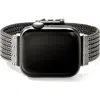 John Hardy Smart Watch Strap, 18mm In Dark Silver