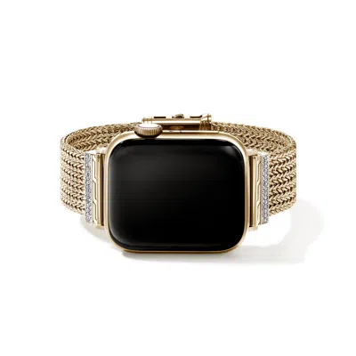 John Hardy Smart Watch Strap, 18mm In Gold