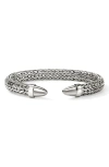 John Hardy Spear 50 Flex Cuff In Silver