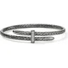John Hardy Spear Bangle In Dark Silver