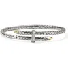 John Hardy Spear Bangle In Silver/gold