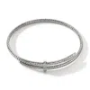 John Hardy Sterling Silver Classic Chain Diamond Pave Coil Choker Necklace, 13 In Sterling Silver