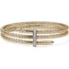John Hardy Spear Triple Flex Cuff Bracelet In Gold