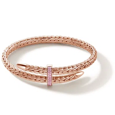 John Hardy Spear Flex Cuff Bracelet In 14k Rose Gold
