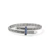 John Hardy Spear Silver Bypass Bracelet In Sterling Silver
