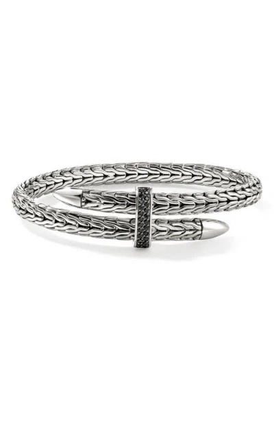 John Hardy Spear Flex Cuff, Sterling Silver, Gemstones