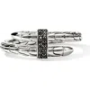 John Hardy Spear Flex Ring, Sterling Silver, Pavé In Silver