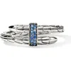 John Hardy Sterling Silver Sapphire Ring In Gray