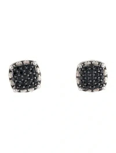 Pre-owned John Hardy Spinel Jai Stud Earrings In Multicolor