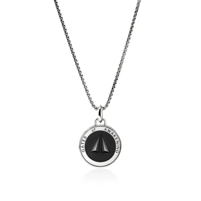John Hardy Split Gate Talisman Necklace In Sterling Silver